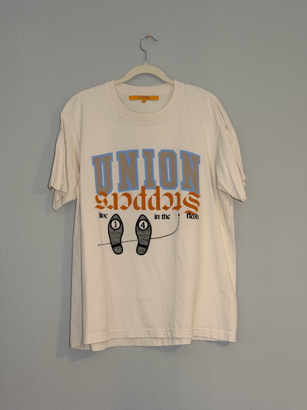 Union x pgLang Kendrick Lamar Big Steppers Tokyo Exclusive Tee in White Size L